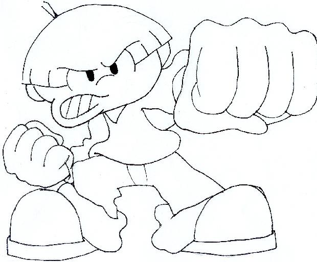 * Numbuh 4 angry by fart_squisher