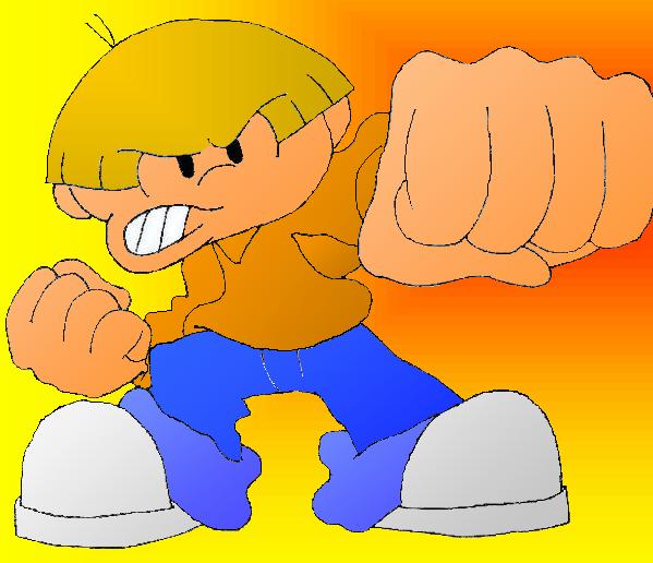 * Numbuh 4 angry coloured by fart_squisher