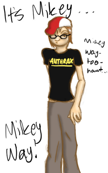 Mikey Way-too-hot (actually, just him.) by faustfreak