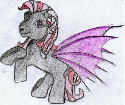 goth pony by featheredangel