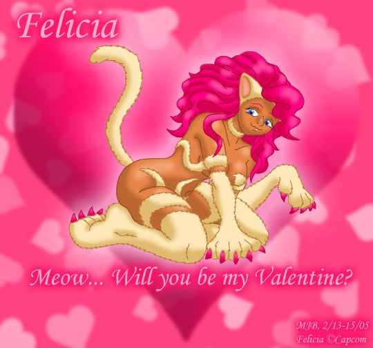 Valentine's Felicia by felineki