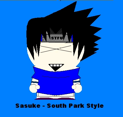 South Park Sasuke by fire_fairy_000