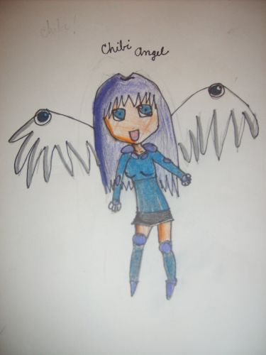 chibi angel by fireandice1213