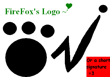 Fox Paw Logo by firefox777