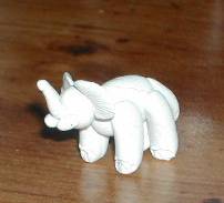 Clay Elephant by flamekitty84