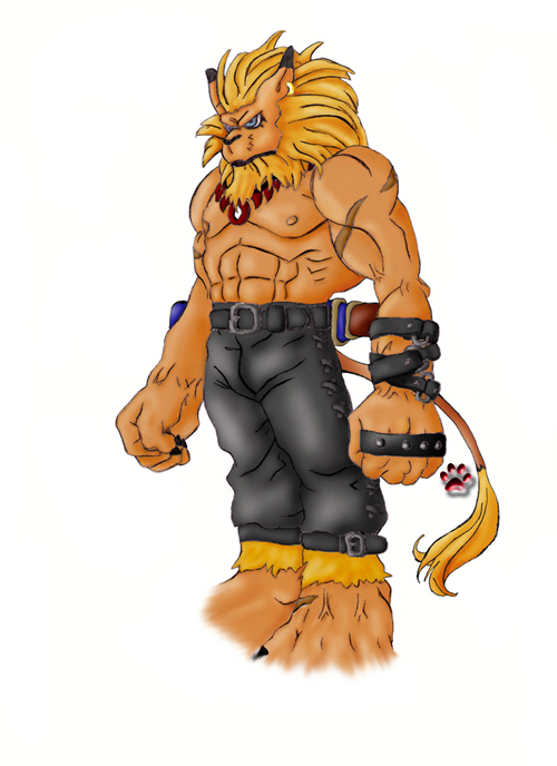 Leomon Colored by flamekitty84