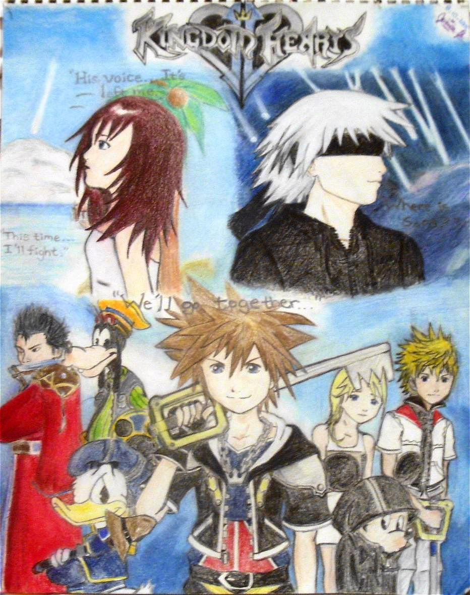 Kingdom Hearts 2 Poster by flamingurl