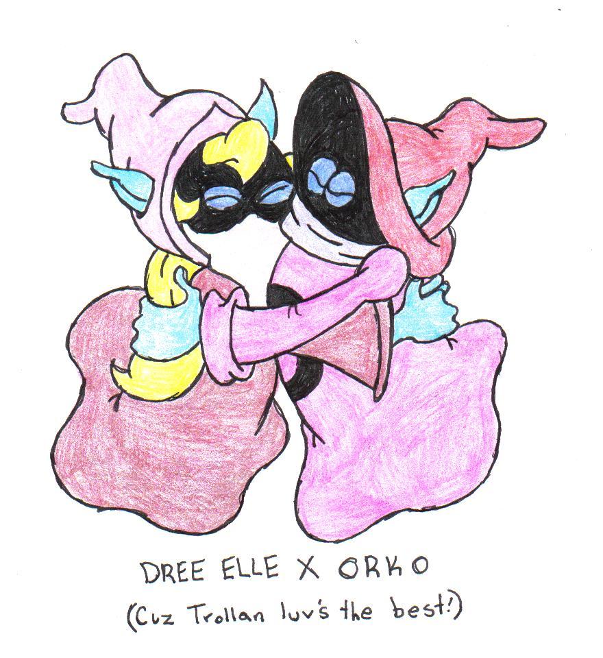 Dree Elle X Orko by flammingcorn