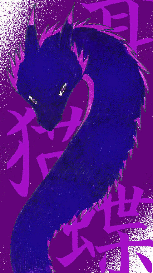 Purple Dragon by flying_Jone