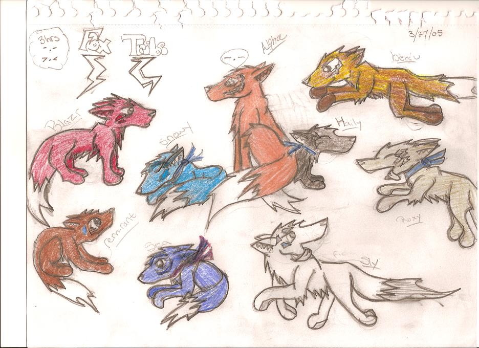 wolves by fmaghostwolf