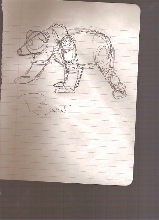 bear sketch by fmaghostwolf