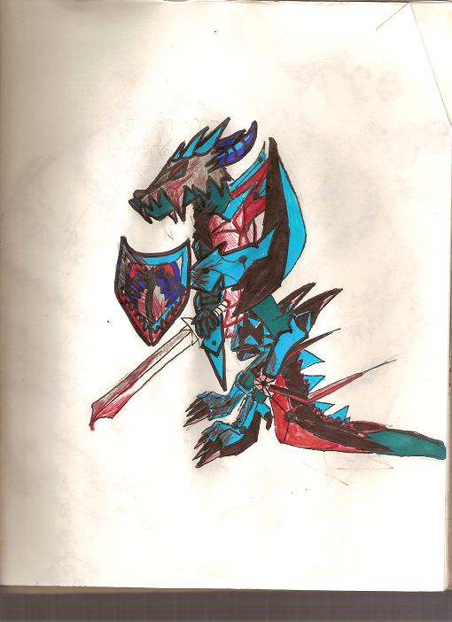 dragon warrior by fmaghostwolf