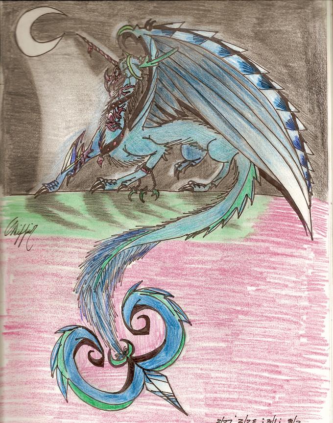 Dragon/Griffin by fmaghostwolf