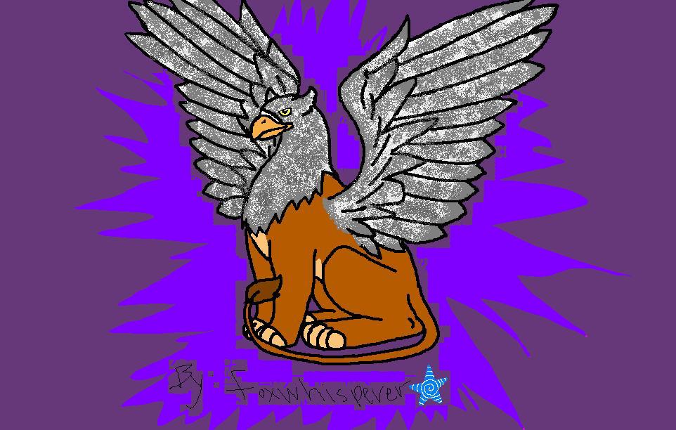 Griphon w/ purple by foxwhisperer