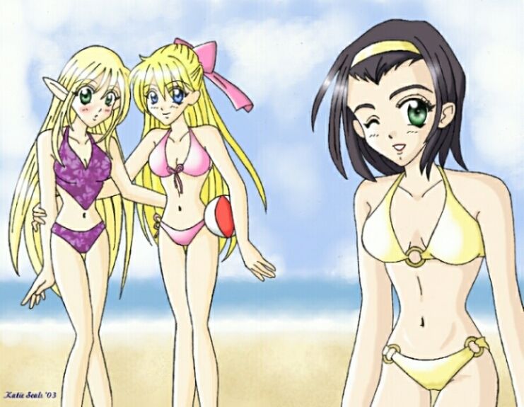 My Fav. Anime Girls- Summer by foxyangel517