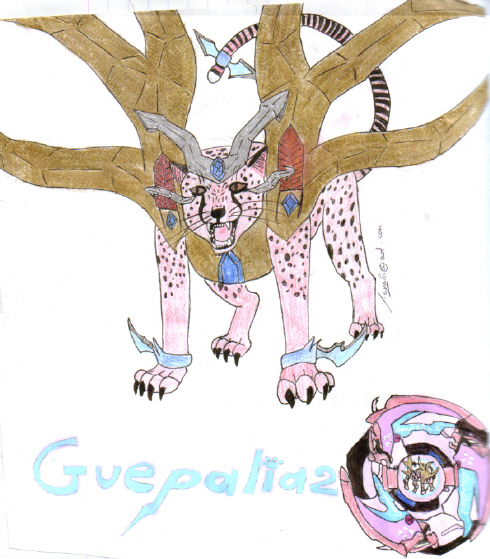 Guepalia (Zerra's bit beast) by freyaloi