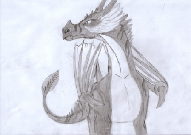 a dragon by freyaloi