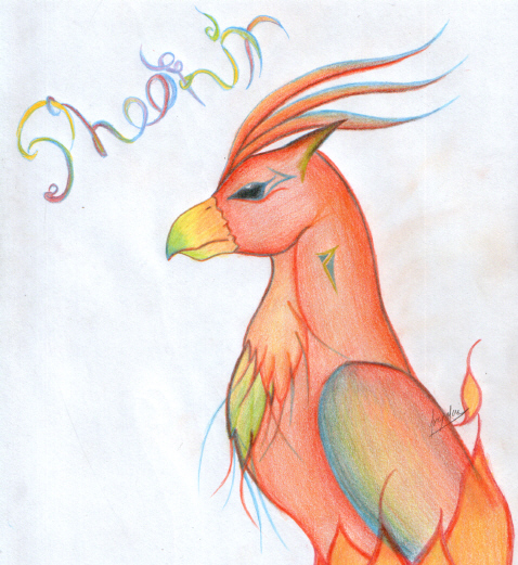 a phoenix by freyaloi