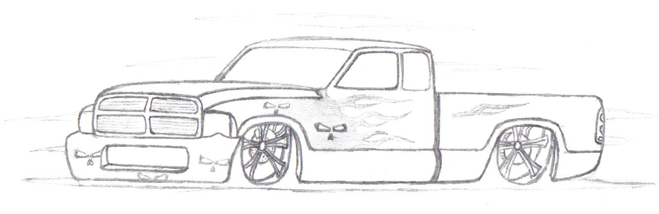 My truck drawing by froggychick18