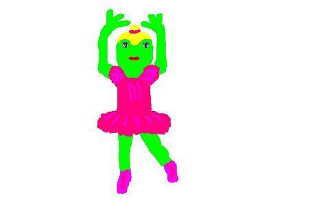 Request- Ballerina Frog by froglover