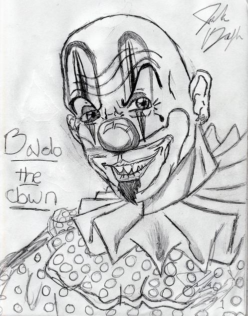 Baldo the clown by fullnarutoZ