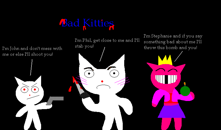 Bad Kitties by funkymonkey05