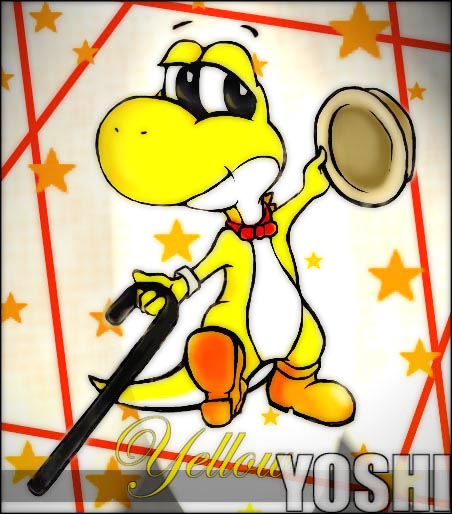 Yellow Yoshi by furrieanimals