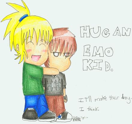 Hug an Emo Kid by fuzzyavalanchefob
