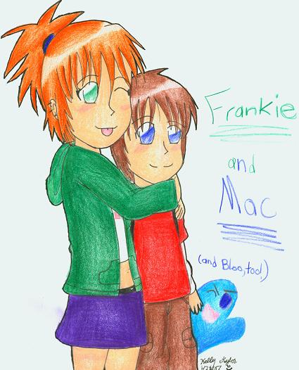 Frankie and Mac (and Bloo too!) by fuzzyavalanchefob