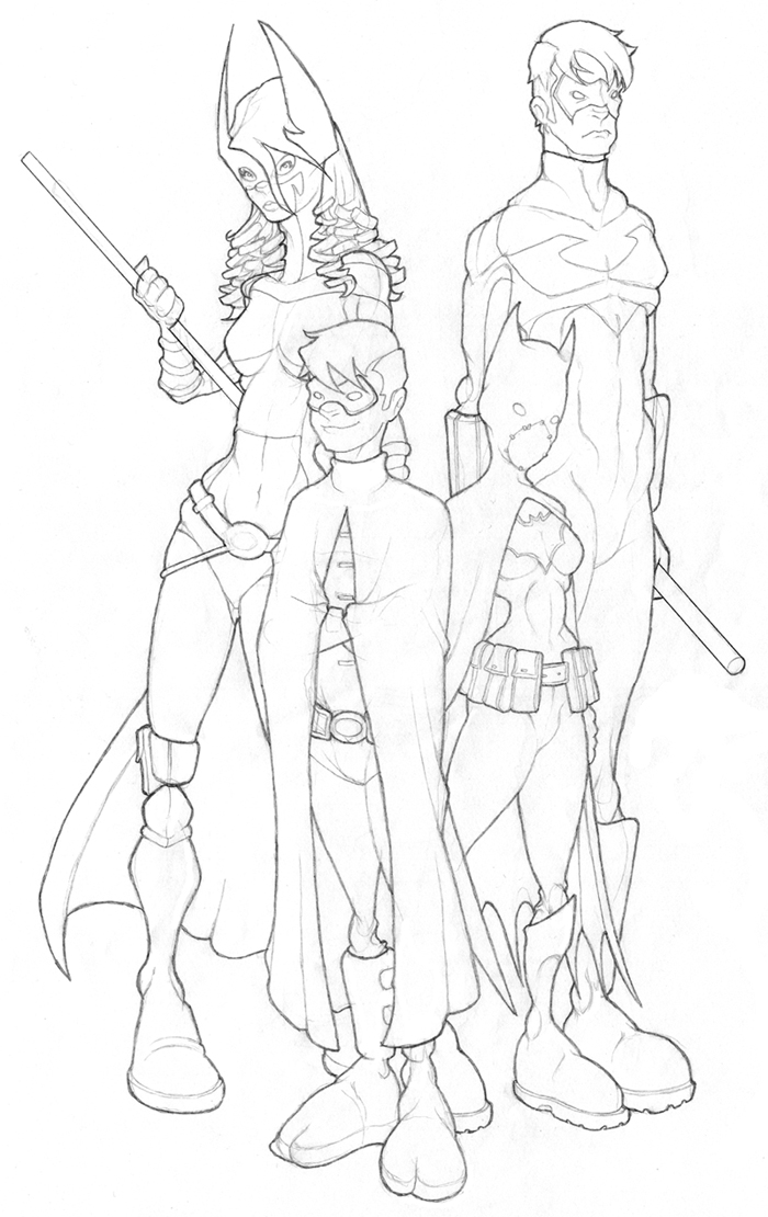 Bat Family by G76