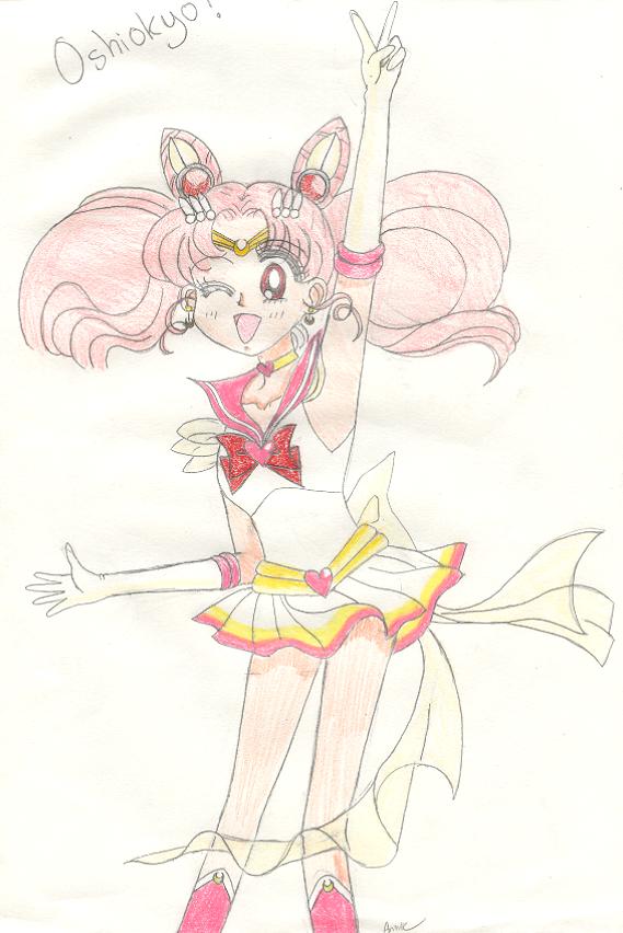 Sailor Chibimoon-"Oshiokyo!" by GEArtemis