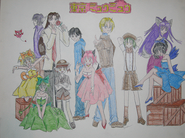 Cast of Tokyo Mew Mew by GEArtemis