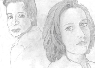 Mulder and Scully by G_lady24