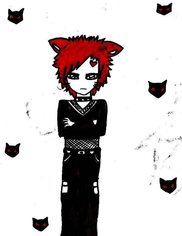 Gaara Kitty by Gaara-sGirl