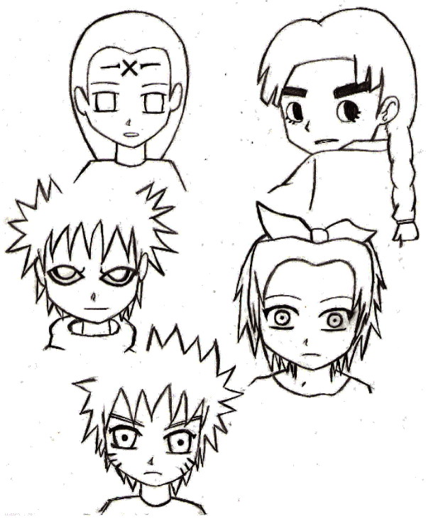 Naruto Youngsters by Gaara-sGirl