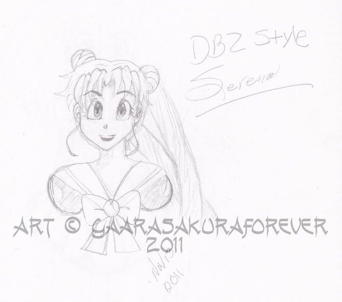 DBZ Style - Serena by GaaraSakuraForever