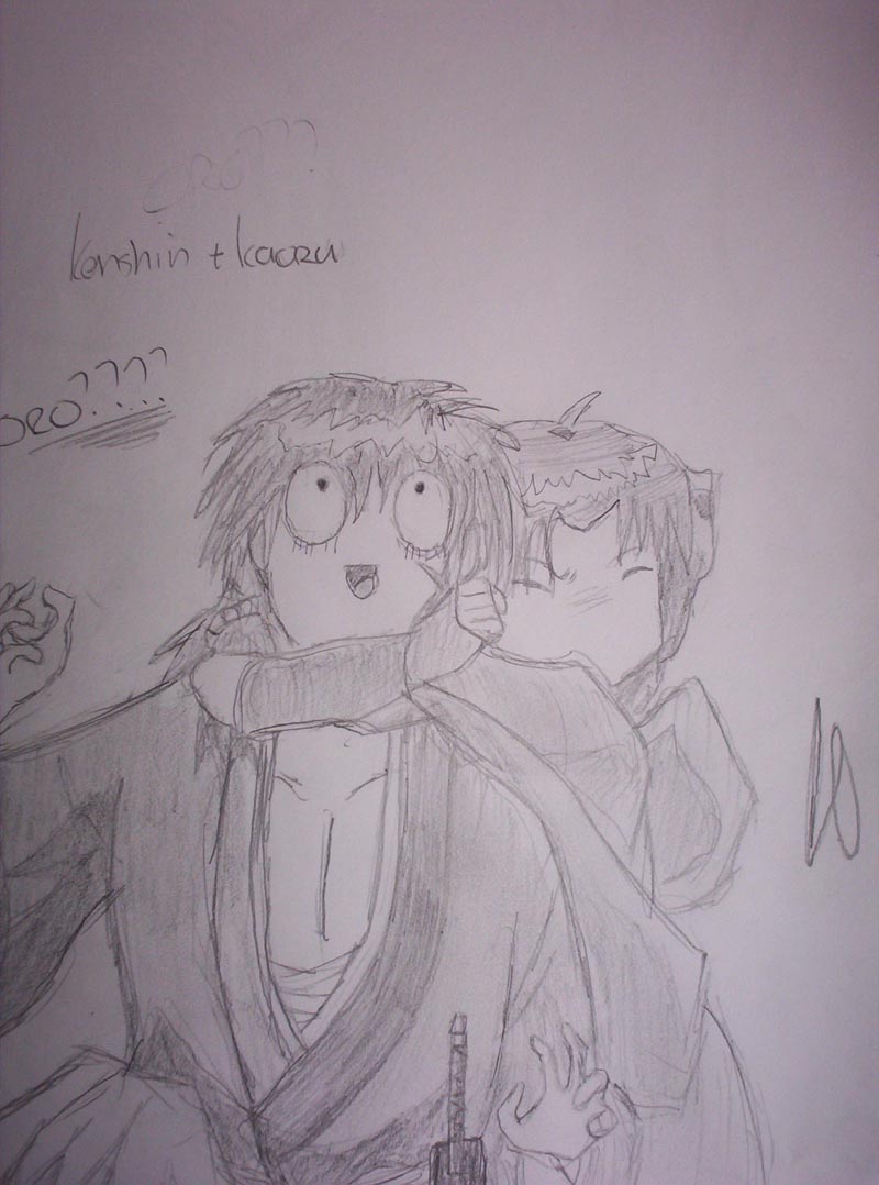 Kenshin+Kaoru by Gaara_Fan