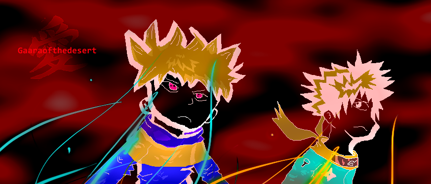 Alternate Naruto and Sasuke by Gaaraofthedesert