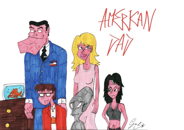 American Dad - traditional by GaeSan