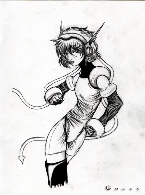 Sketch: Hikaru by Gaeas