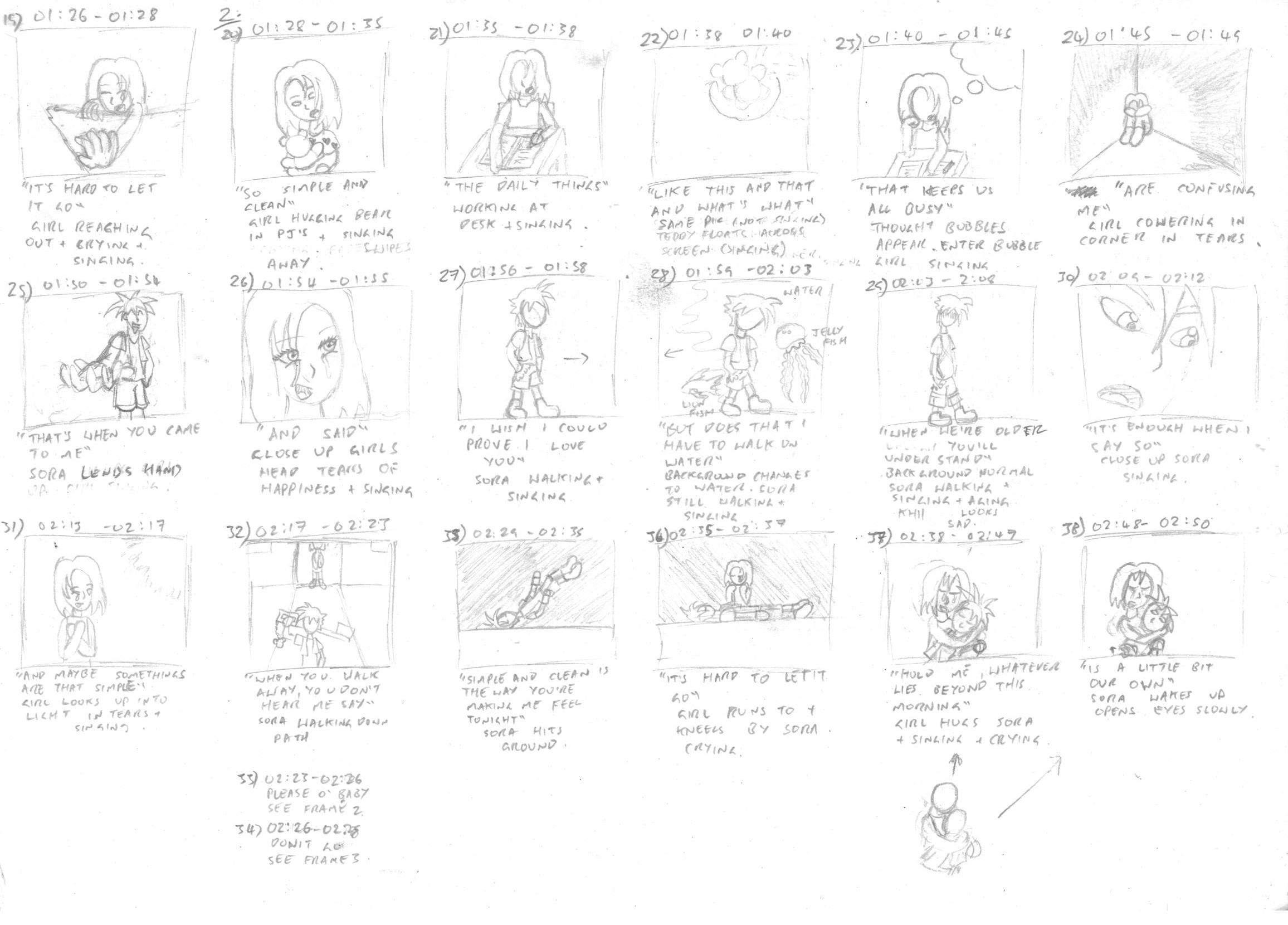 Simple and Clean Story Board Page 2 by Galaxialconda