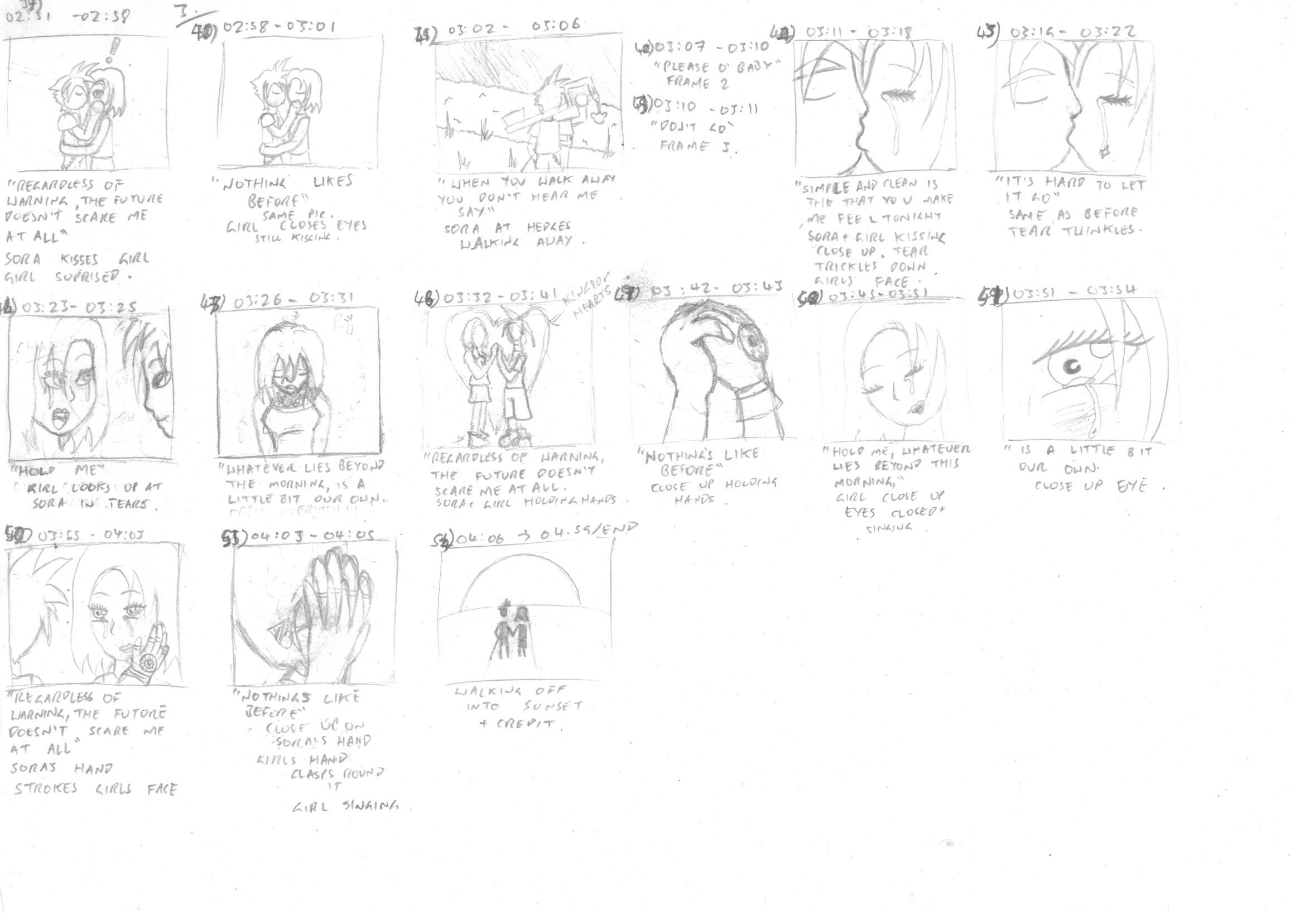 Simple and Clean Story Board Page 3. by Galaxialconda