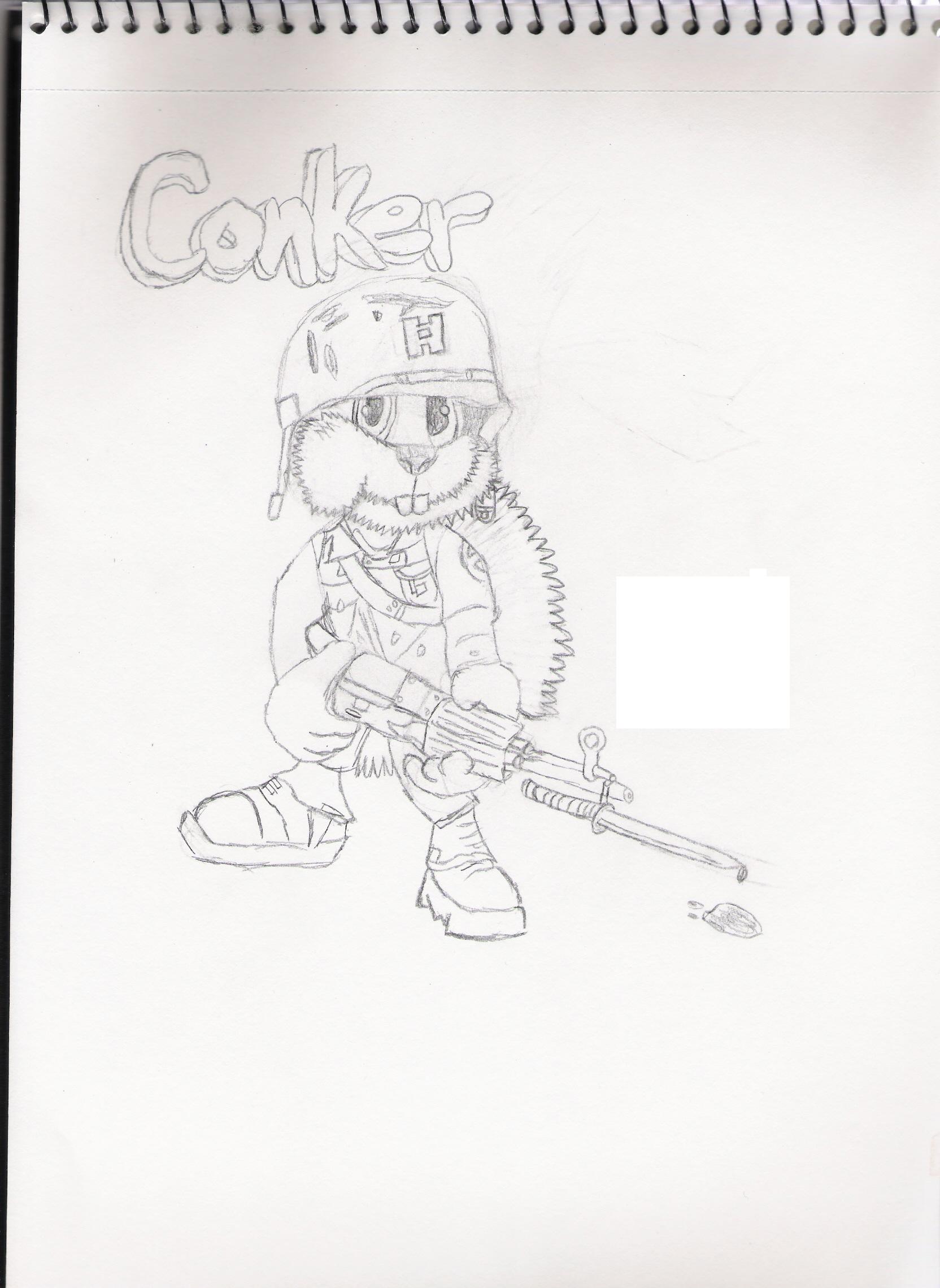 My first conker drawing!!! by GameDrawer13