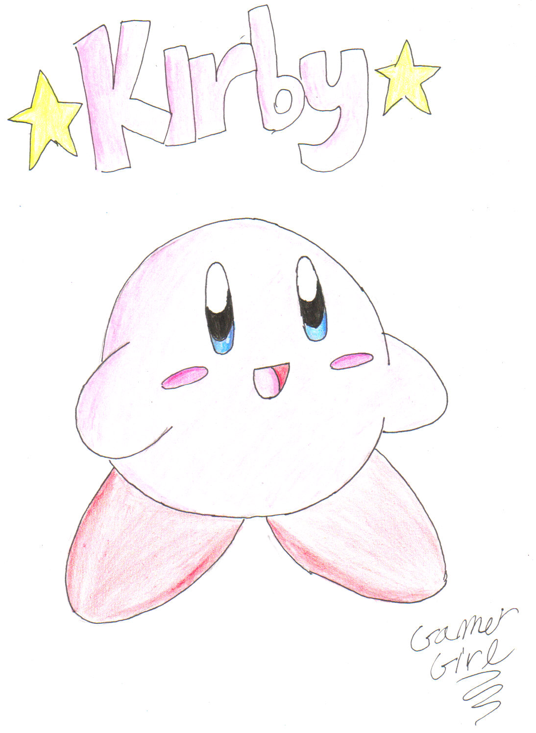 Lil Kirby by Gamer_girl
