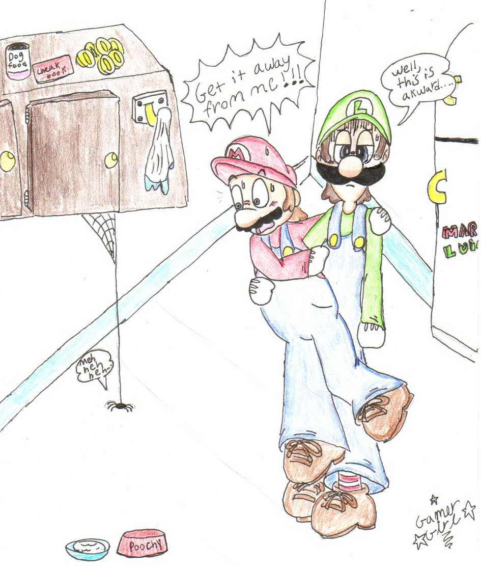 wat Mario's afraid of ^-^ by Gamer_girl