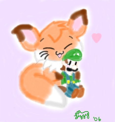 me and my weegie plush by Gamer_girl