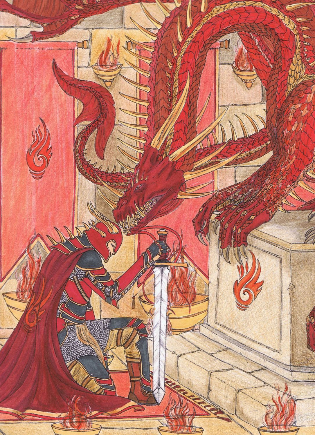 sacrifice for the dragonknight by Ganjamira