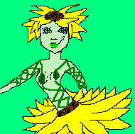 the sunflower girl by Ganshter96