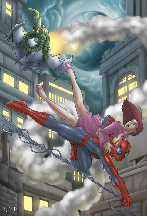 Spidey to the rescue by Gaudiamo