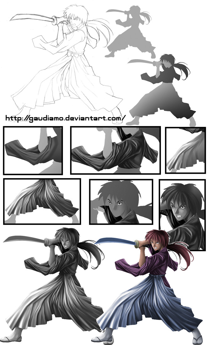 Kenshin step by step by Gaudiamo